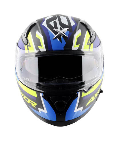 Axor Apex Streak Helmet - Dull Black Blue