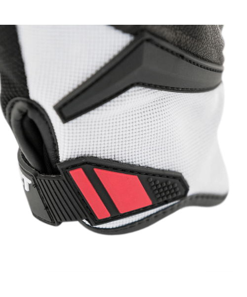 Joe Rocket Atomic Riding Gloves - White Red Black