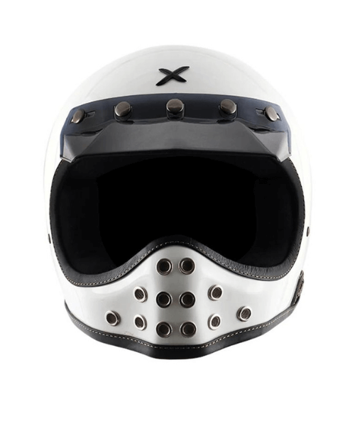 Axor Retro Moto-X Helmet - White