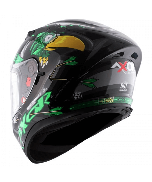 Axor Street Zazu Helmet - Black Green