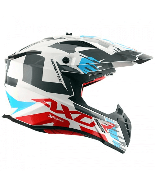 Axor X-CROSS X1 Off Road Helmet - White Red