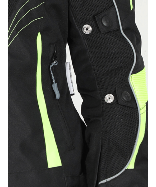 Solace Asmi Ladies Jacket V3 Black &amp; Neon