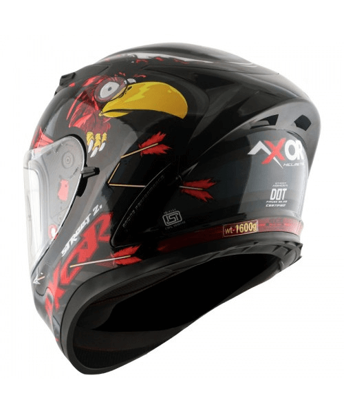 Axor Street Zazu Helmet - Black Red