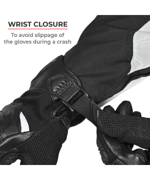 Viaterra Holeshot Summer Mesh Hybrid Gloves - Black