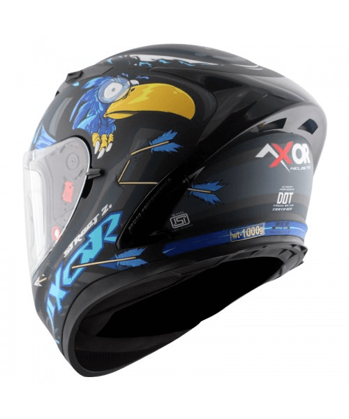 Axor Street Zazu Helmet - Dull Black Blue