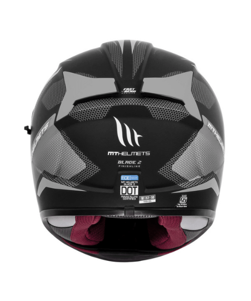 MT Blade 2SV Finishline Matt Helmet - Grey