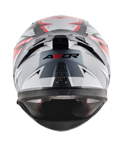 Axor Apex Streak Helmet - Gloss Black Red