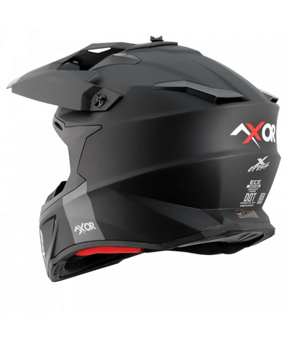 Axor X-Cross Helmet - Dull Black Red