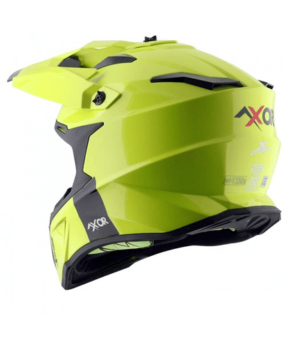 Axor X-Cross Helmet - Neon Yellow Green