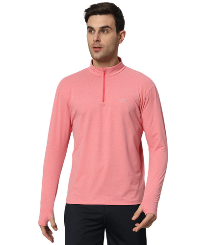 Reccy Men’s Nomadic Full Sleeves T Shirt - Bubblegum