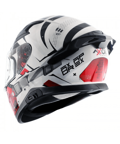 Axor Apex Hex-2 Helmet - White Red