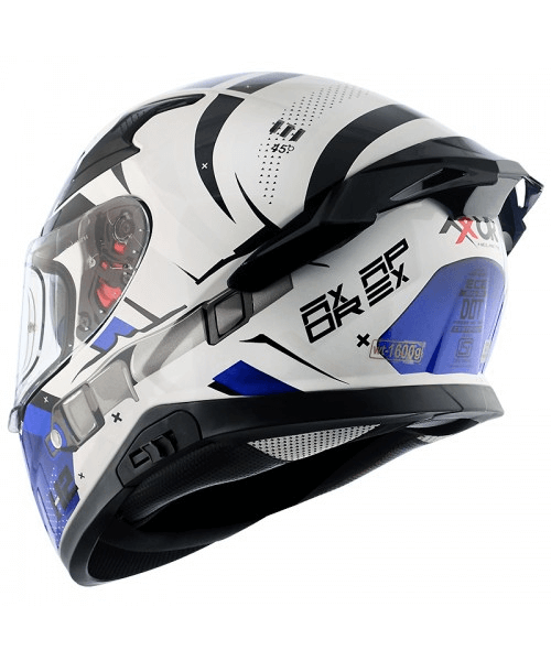 Axor Apex Hex-2 Helmet - White Blue