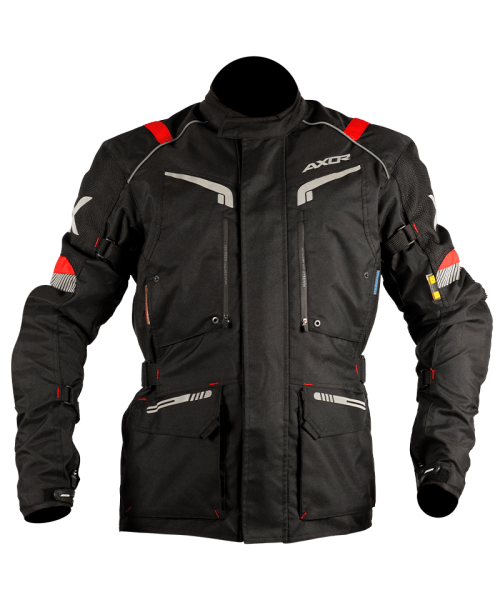 Axor Valour Riding Jacket - Black Red