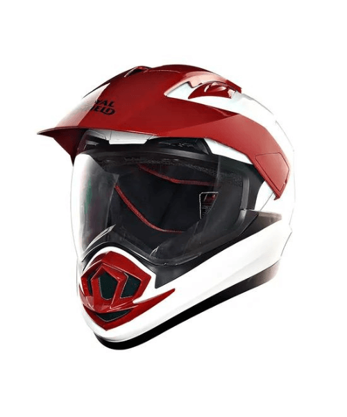Royal Enfield Escapade Helmet - White & Red