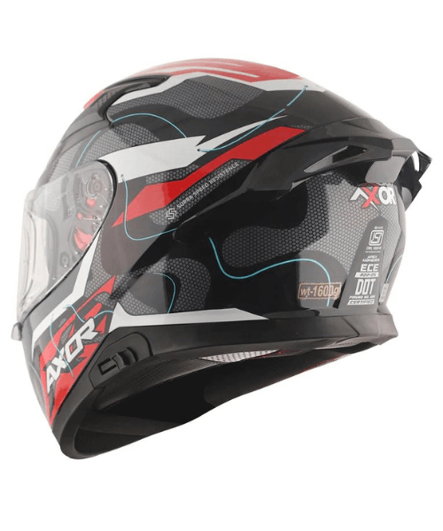 Axor Apex Dynamo Helmet - Gloss Black Red