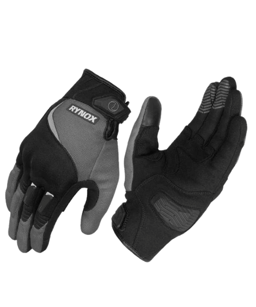 Rynox Helium GT Riding Gloves - Black Grey
