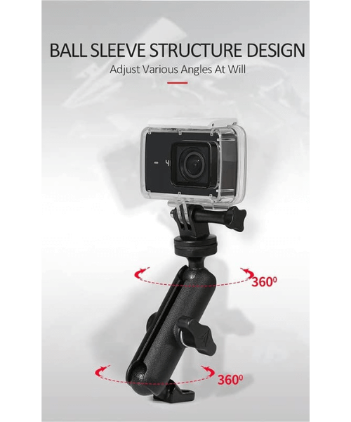 Yellowfin Aluminium Alloy Action Camera Mount Compatible with Gopro - Mirror Mount