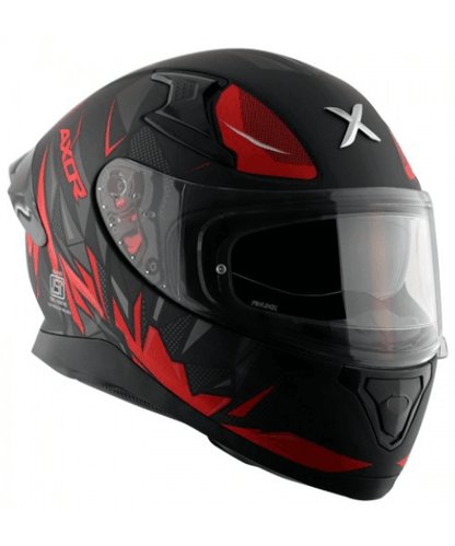 AXOR Apex Hunter D/V Helmet - Gloss Black Red