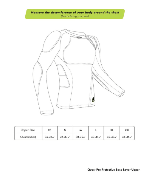 Rynox Quest Pro Protective Base Layer - Upper