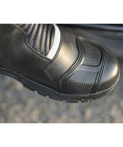 Solace Scout Motorcycle Boots - Black Grey