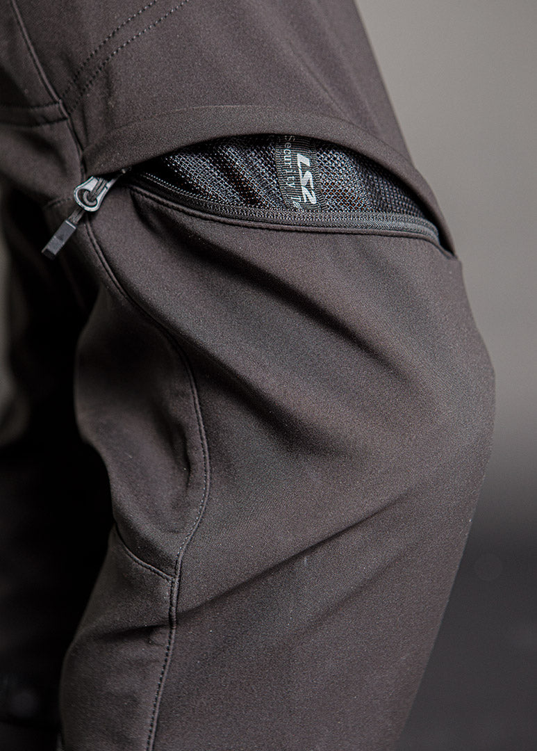 LS2 Douglas Man Riding Pant - Black - cargo pocket detail