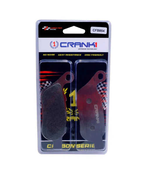 Crank1 Carbon Brake Pads for Harley Davidson Dyna Fat Bob (2008-2017)
