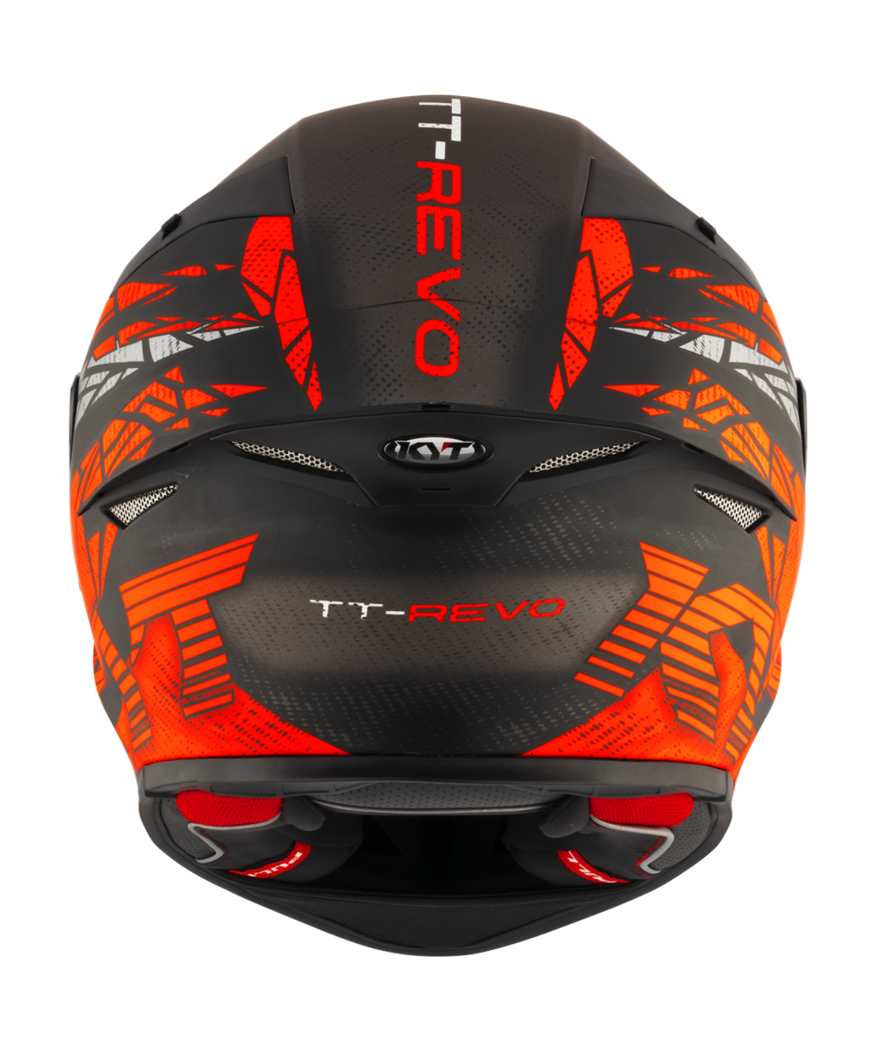 KYT TT-Revo Combustion Helmet - Matt Red