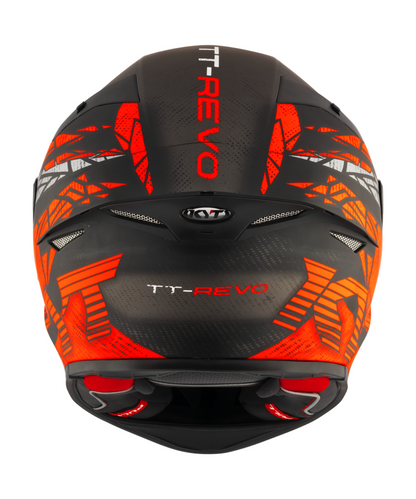 KYT TT-Revo Combustion Helmet - Matt Red
