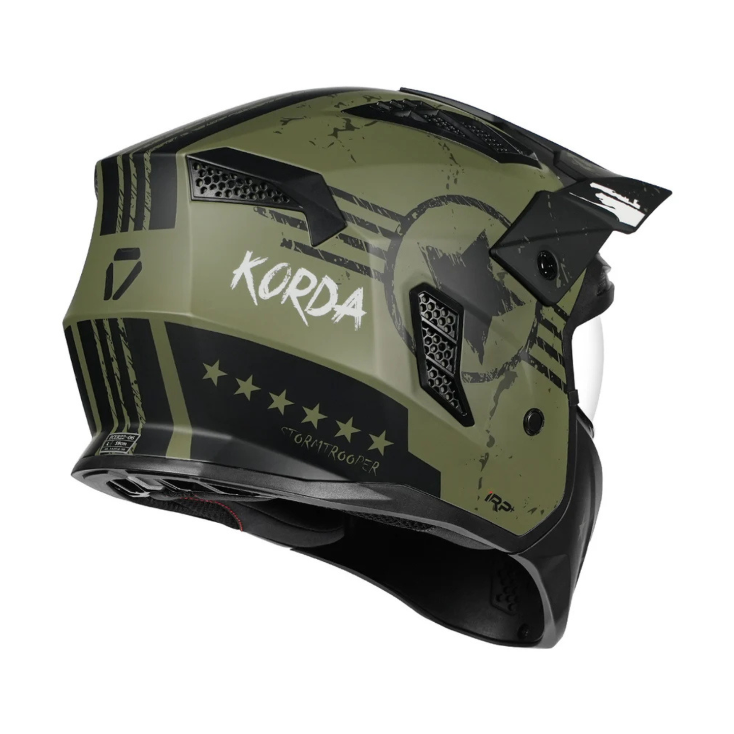 Korda Storm Trooper Hero Helmet - Matt Olive Green