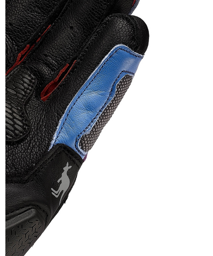Solace Furious V3.0 CE Riding Gloves - Black White Blue