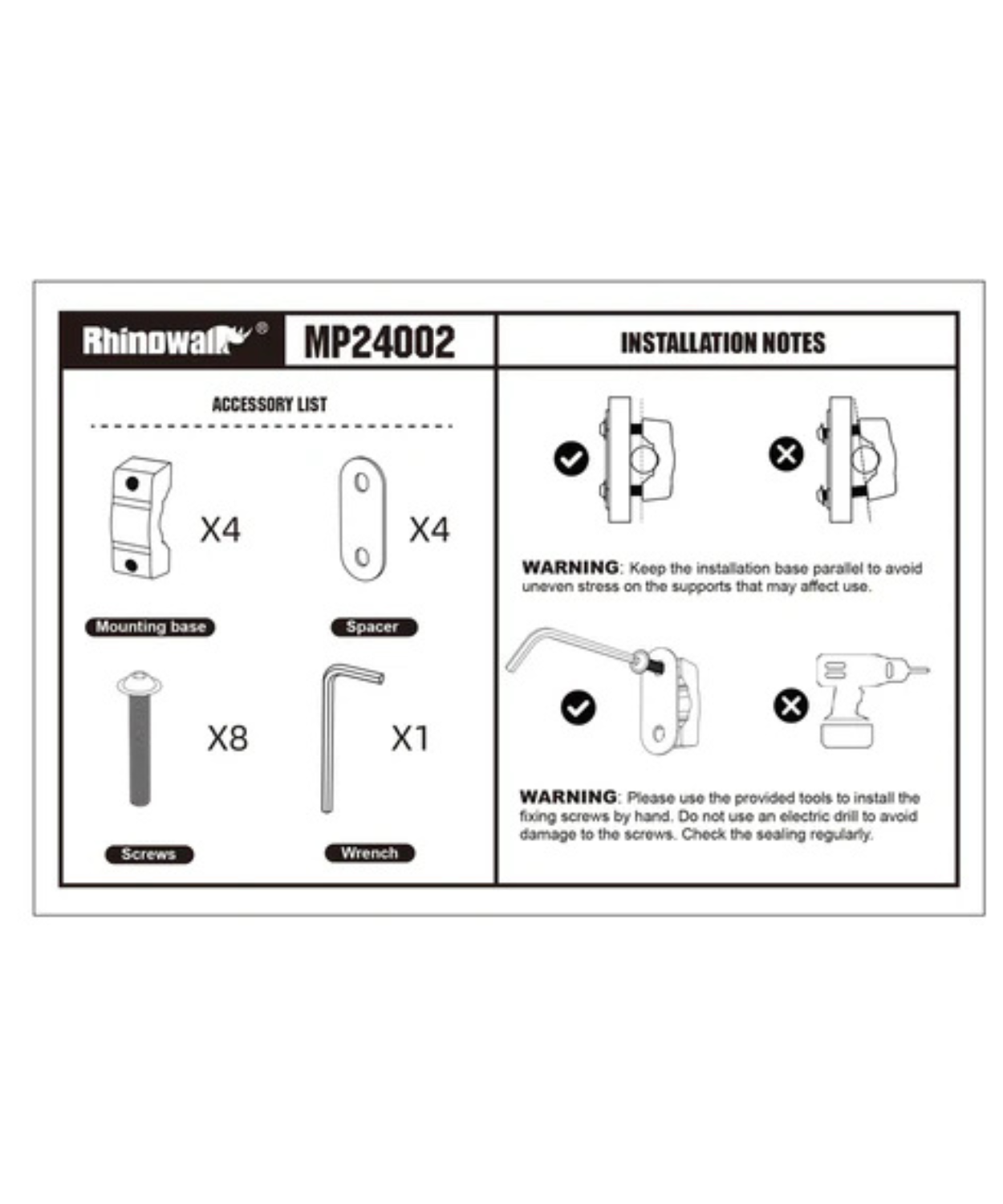 Rhinowalk 35L Quick Release Saddle Bag for Motorcycle (Set of 2) - MJX2004