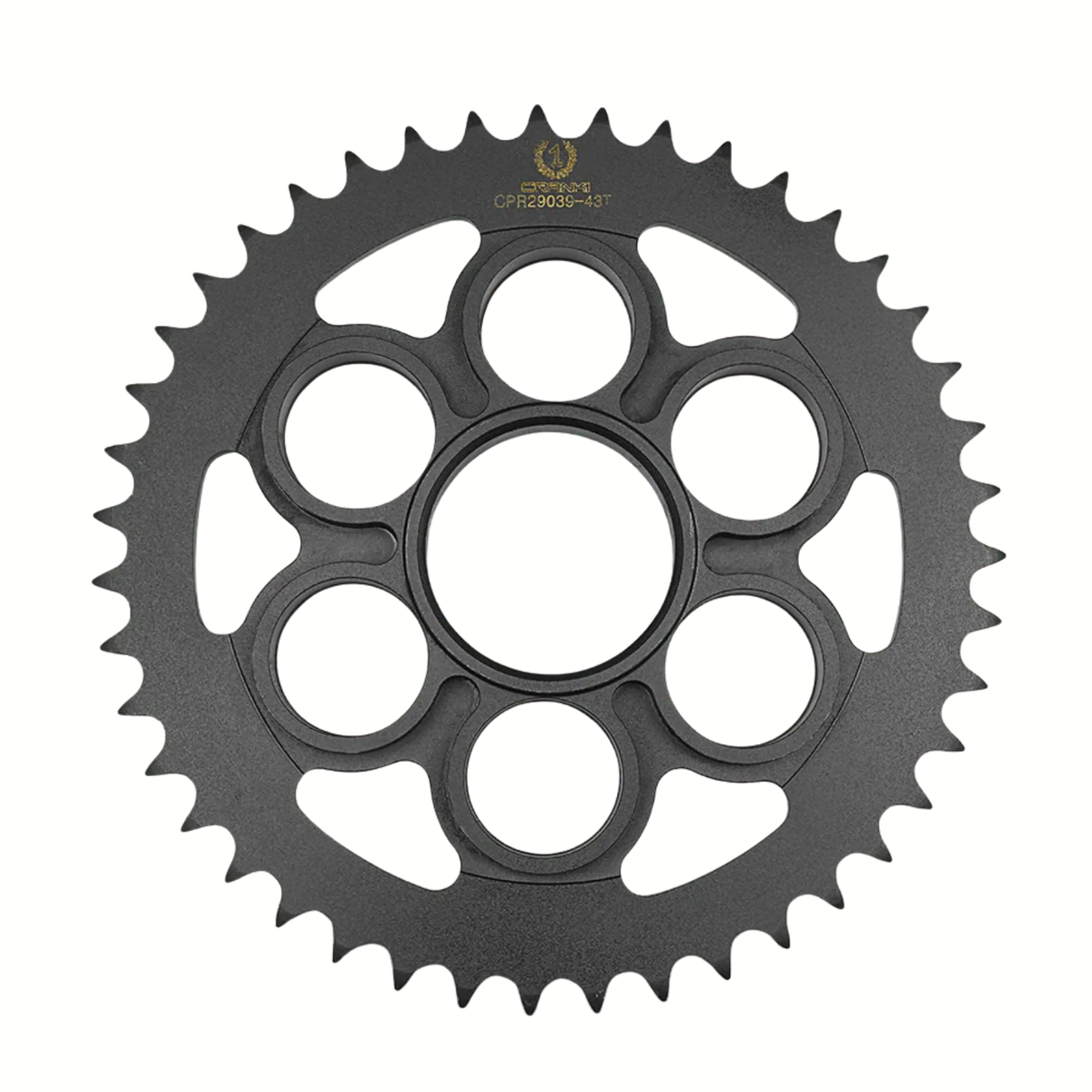Crank1 Ducati Diavel 1260 S (2019-2021) Performance Motorcycle Sprocket - Black - CPR29039-43T