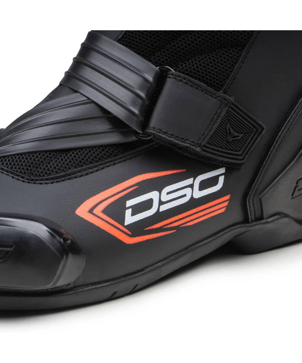 DSG GP-1 Riding Boots - Black Red
