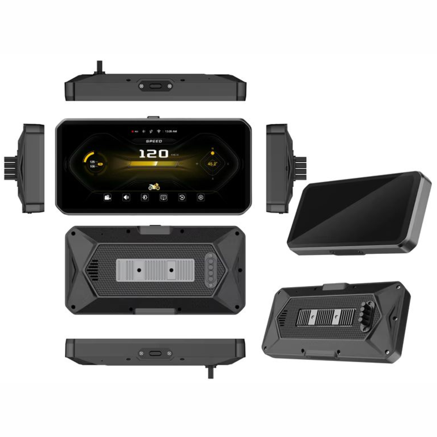 LBC Moto E3 Elite Pro Universal Plug and Play Navigation with BSD & TPMS