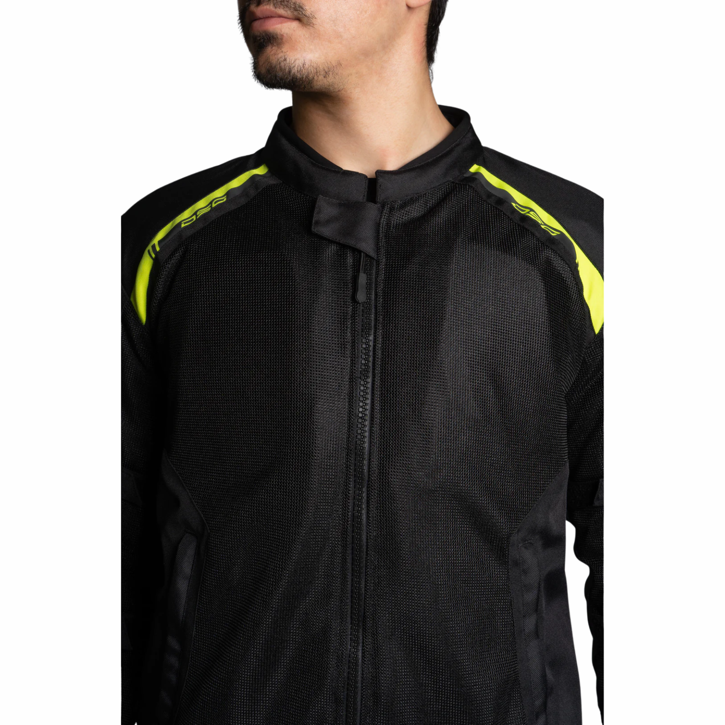 DSG Aire Mesh 2 Riding Jacket - Black Yellow Fluo