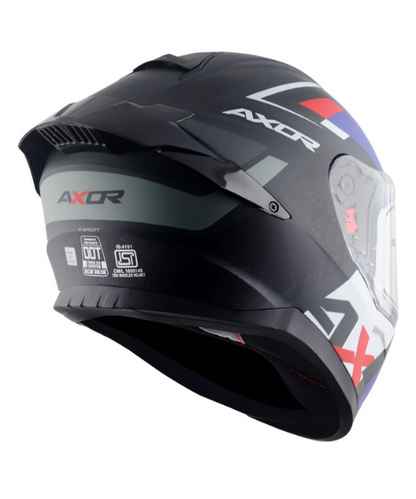 Axor Saber X-Sport Helmet - Dull Black Blue