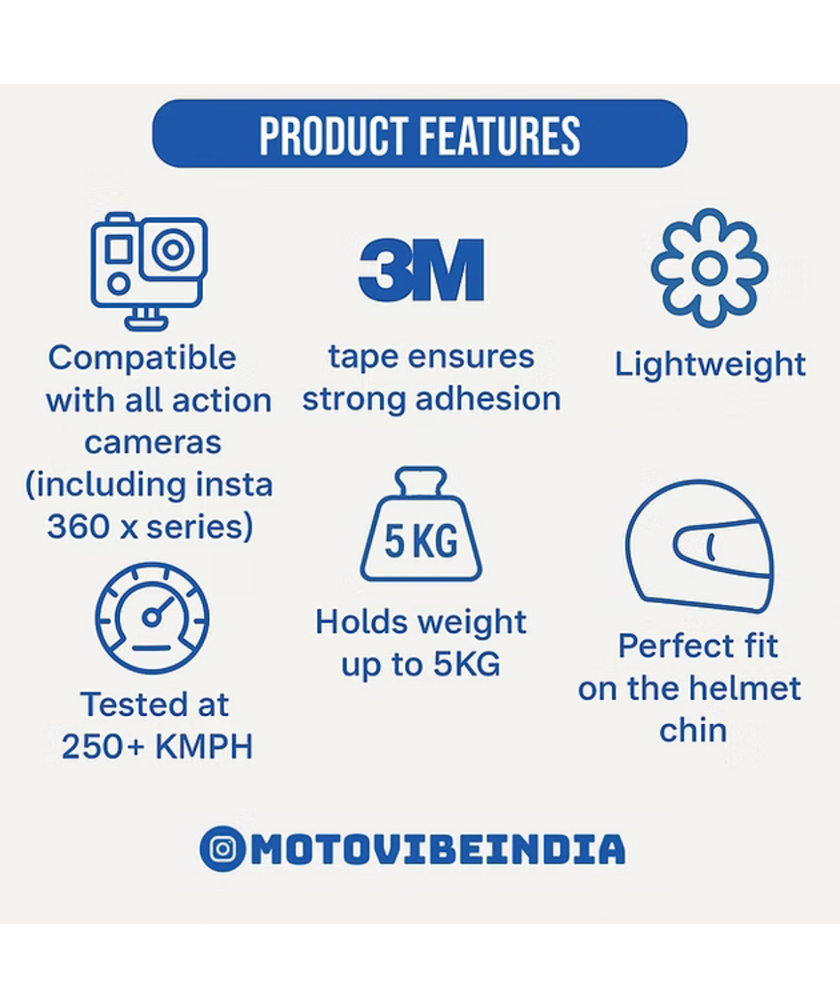 Motovibe India LS2 Advant - Chin Mount - Motovibe India