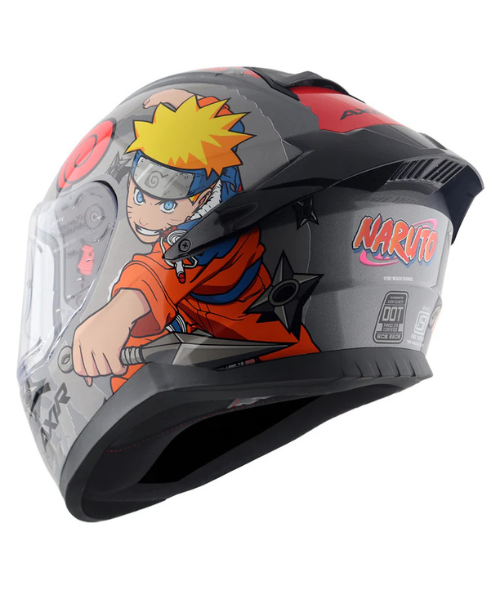 Axor Saber Naruto Helmet - Gloss Black Orange