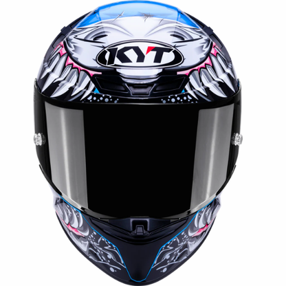 KYT TT-Revo Megalodon Helmet - Gloss Blue