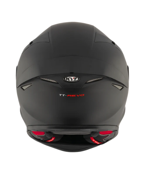 KYT TT-Revo Plain Helmet - Matt Black