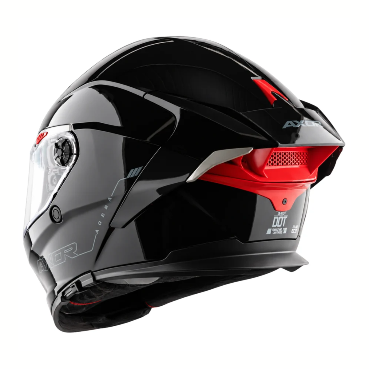 Axor Agera Solid Helmet - Gloss Black