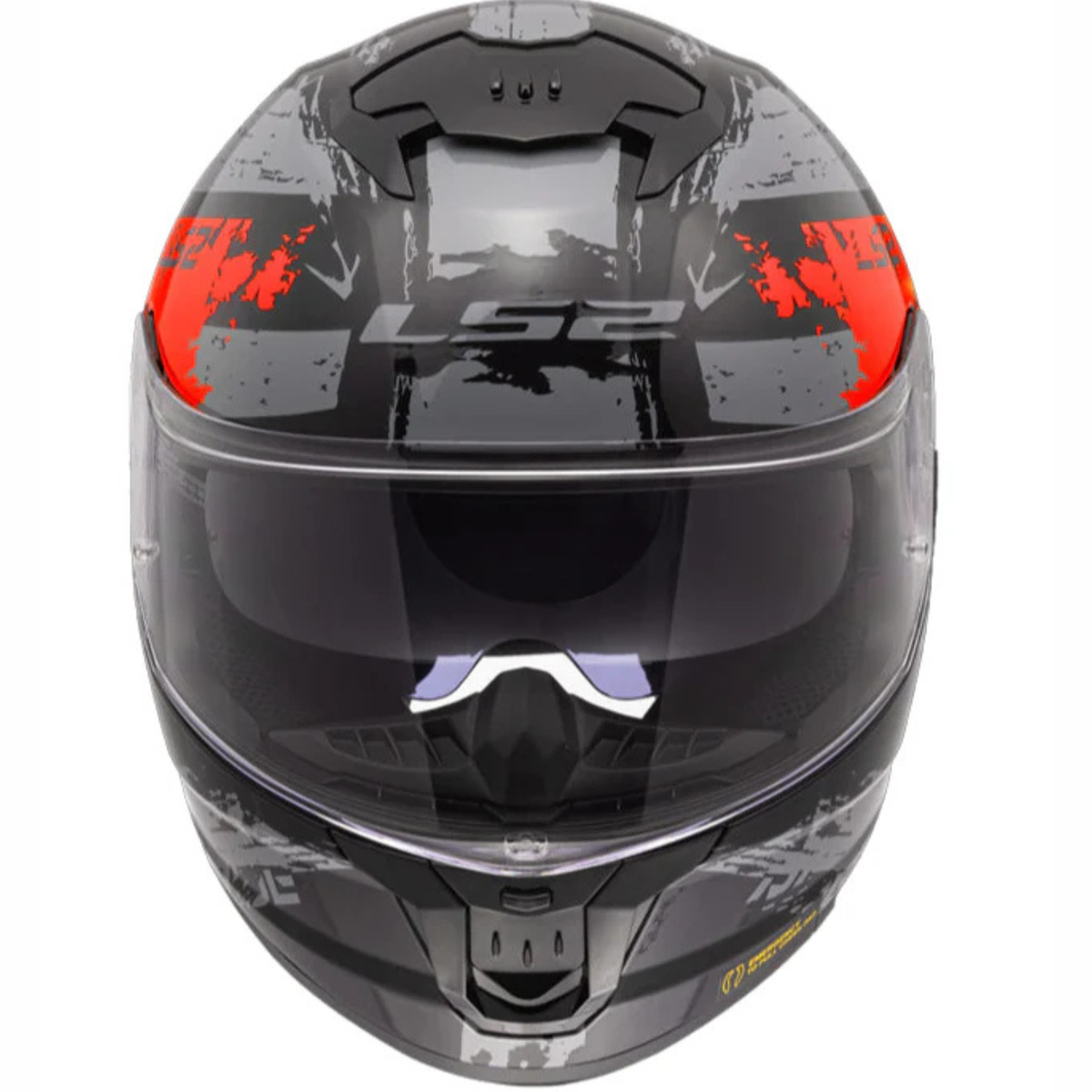 LS2 FF320 Stream II Noisy Helmet - Black Red - LS2
