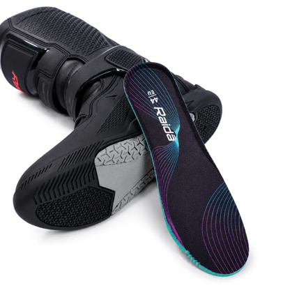 Raida TrailCraft V2 Motocross and Enduro Motorcycle Boots - Black Red