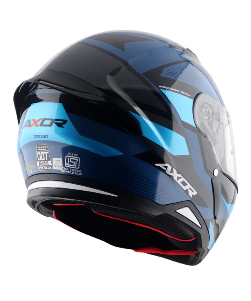 Axor Hunter Cornet Helmet - Gloss Dark Blue Black