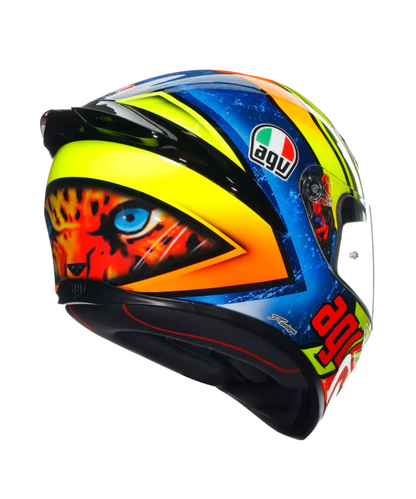 AGV K1 S Izan Helmet - Gloss Orange Yellow Blue