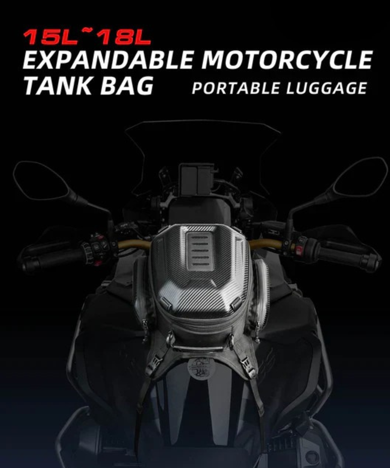 Rhinowalk Hard Shell Fuel Tank Bag 18L - MTR3001