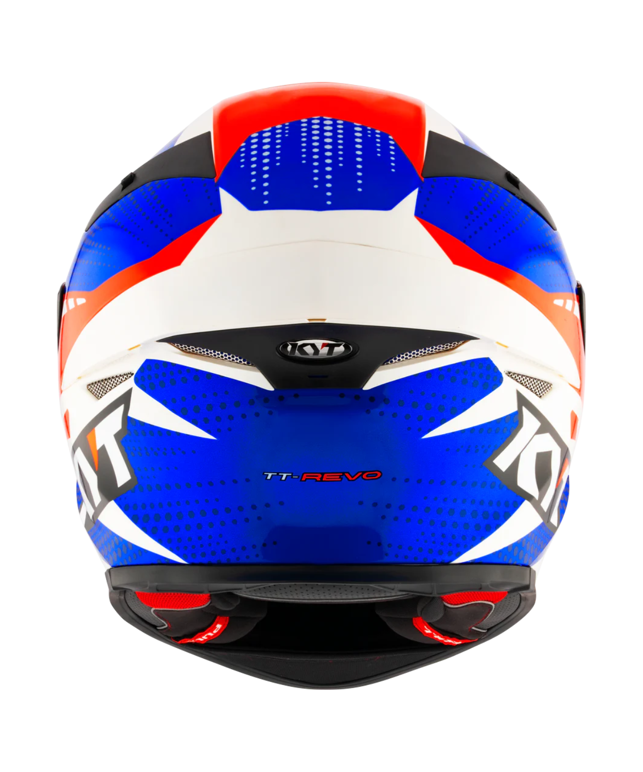 KYT TT-Revo Gear Helmet - Gloss Blue Red