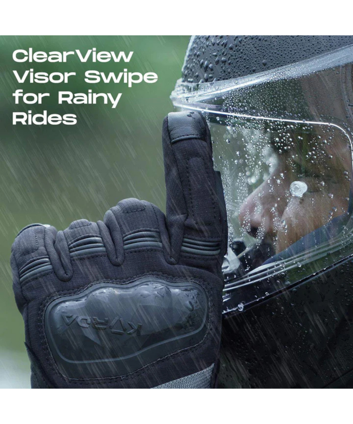 Korda Splash Waterproof Riding Gloves - Black - Korda