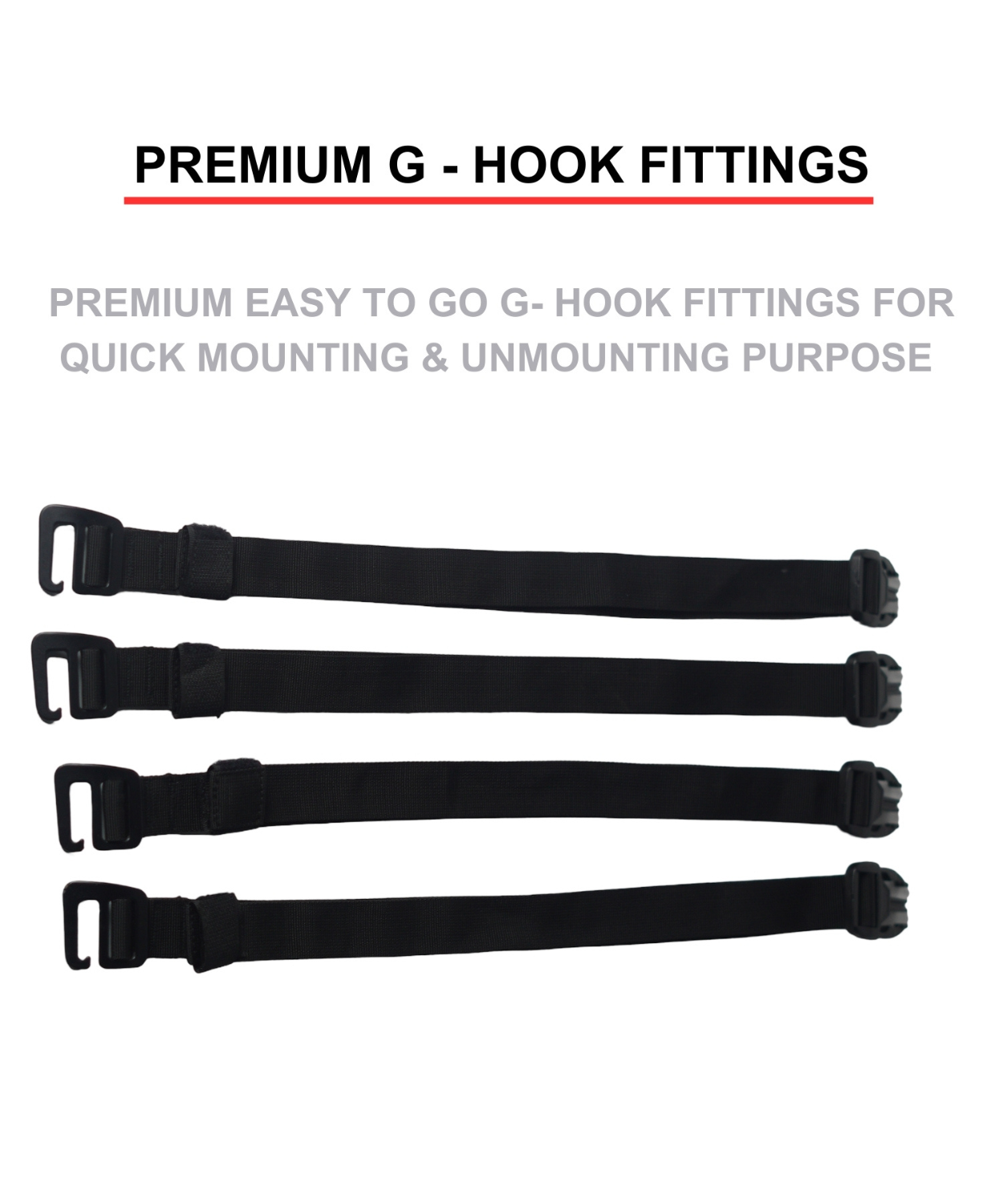 Bison ProGear Camper 50L Tail Bag - Black