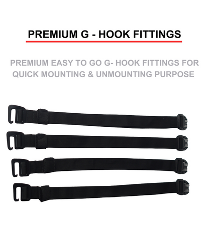 Bison ProGear Camper 50L Tail Bag - Black